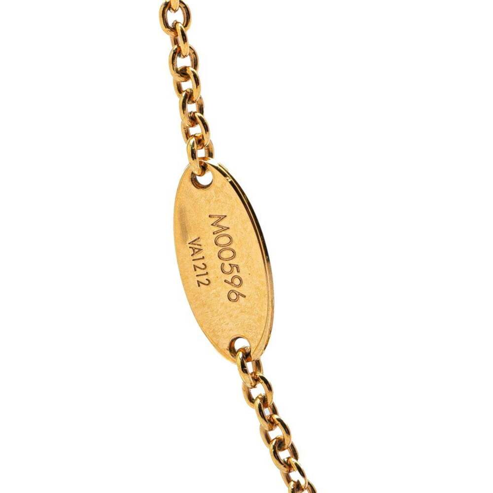 LOUIS VUITTON Gold Necklace - Picture 5 of 7